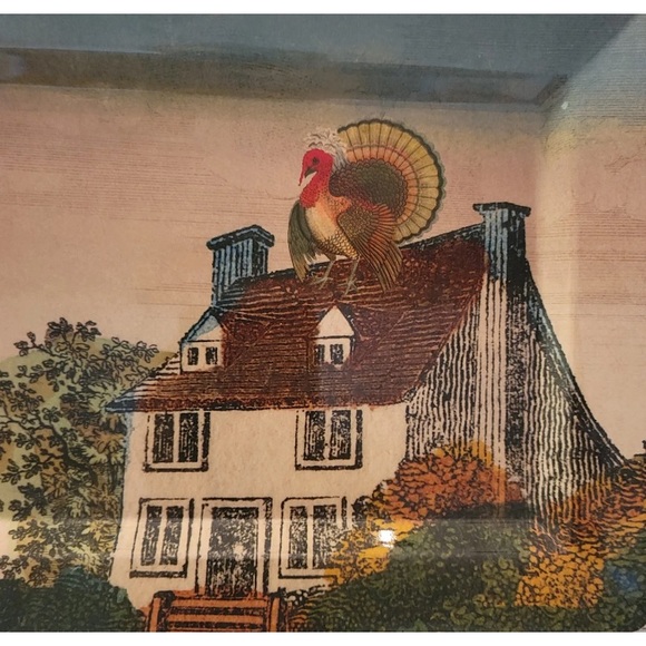 John Derian x Target Perched Turkey Melamine Serving Tray Rectangular Fall - Picture 7 of 7